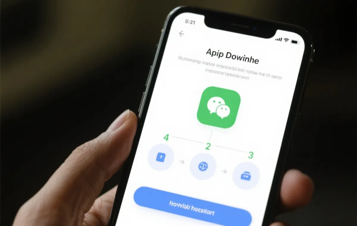 移动端下载安装流程分步示意